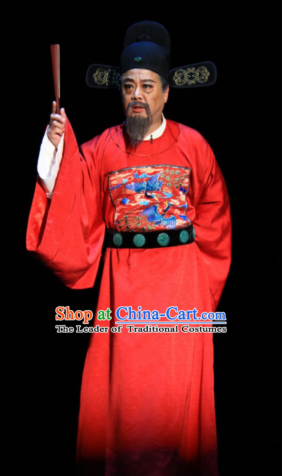 Ming Dynasty Prime Minister Zhang Juzheng Costumes and Hat Complete Set