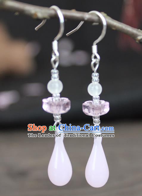 Chinese Ancient Handmade Earrings Accessories Hanfu Tassel Eardrop for Women