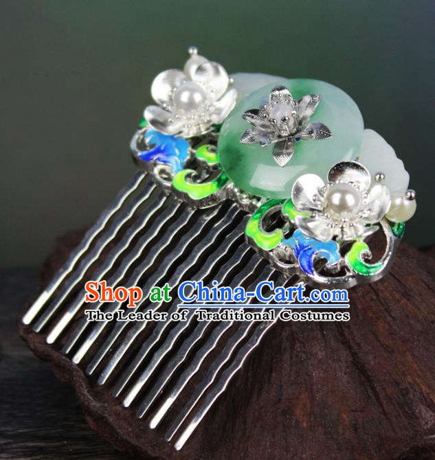 Chinese Ancient Handmade Hair Accessories Hairpins Classical Hanfu Hair Comb for Women