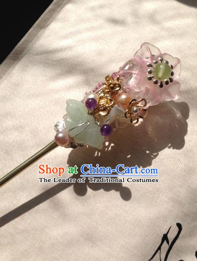 Chinese Handmade Ancient Hanfu Hairpins Hair Accessories Classical Butterfly Hair Clip for Women