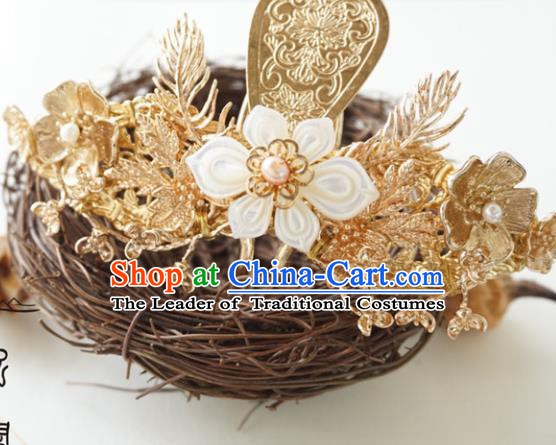 Chinese Ancient Handmade Hanfu Phoenix Hairpins Hair Accessories for Women