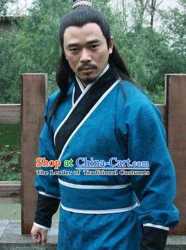 Chinese Ancient Tang Dynasty General You Junda Replica Costume for Men