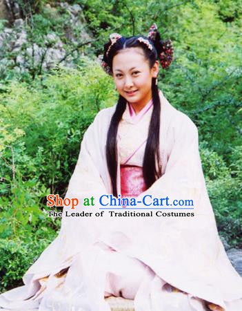 Traditional Ancient Chinese Han Dynasty Palace Lady Hanfu Dress Replica Costume for Women