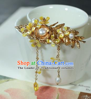 Traditional Chinese Ancient Flowers Hair Claws Classical Hair Accessories Handmade Hairpins for Women