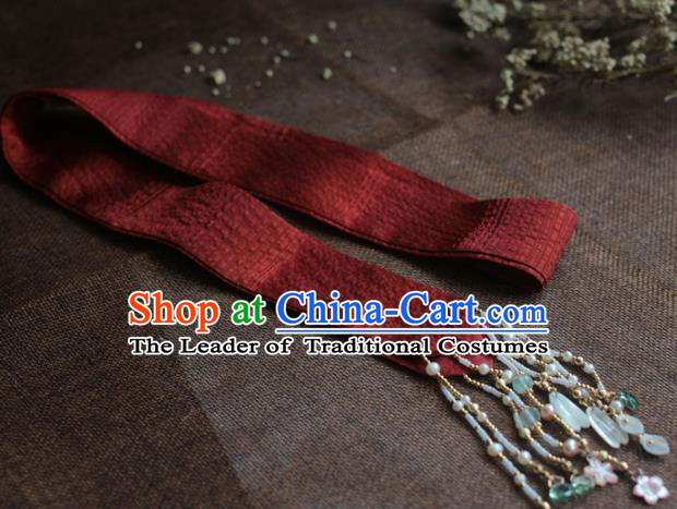 Traditional Chinese Ancient Hair Clasp Hair Accessories Handmade Hanfu Headband for Women