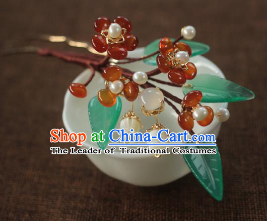 Traditional Chinese Ancient Hair Clip Hair Accessories Handmade Hanfu Hairpins for Women