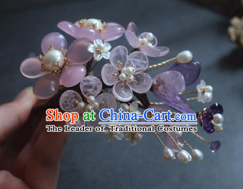 Traditional Chinese Ancient Hair Accessories Handmade Hair Claw Hanfu Hairpins for Women