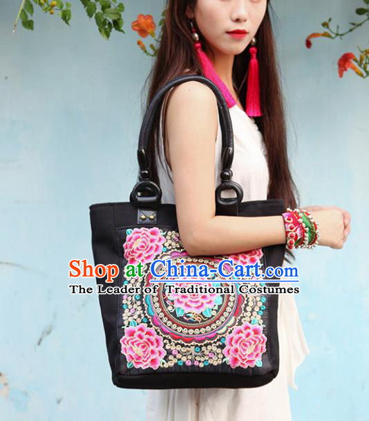 Chinese Traditional Embroidery Craft Embroidered Bags Handmade Handbag for Women