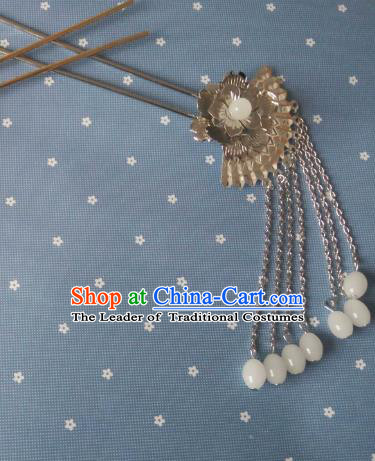 China Ancient Hair Accessories Hanfu Princess Tassel Hair Clips Chinese Classical Hairpins for Women