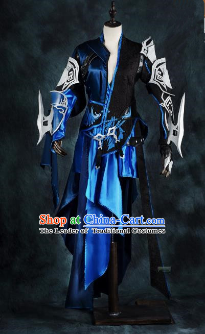 China Ancient Cosplay Female Swordsman Costumes Chinese Traditional Warriors Knight-errant Clothing for Women