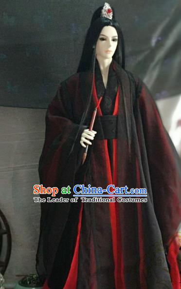 Chinese Ancient Nobility Childe Costume Cosplay Swordsman Royal Highness Clothing for Men