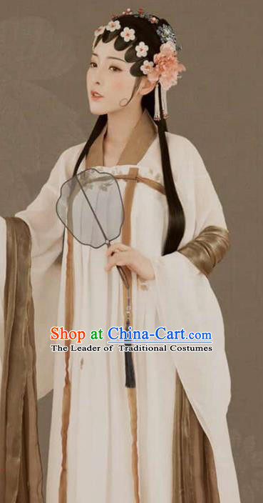 Traditional Chinese Ancient Imperial Concubine Dress Beijing Opera Princess Embroidered Costume for Women