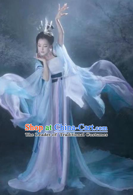 Chinese Traditional Tang Dynasty Palace Lady Hanfu Dress Ancient Imperial Concubine Costume for Women