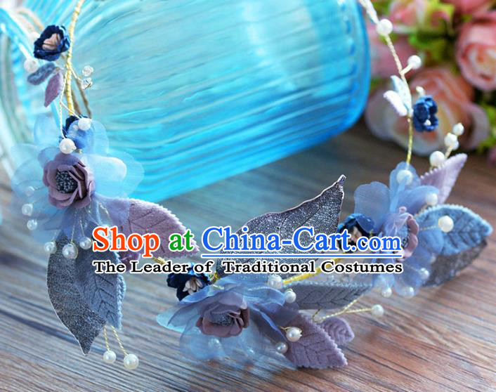 Top Grade Handmade Baroque Hair Clasp Bride Headwear for Women