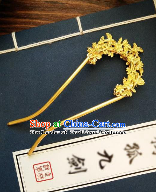 Chinese Ancient Hair Accessories Hanfu Hairpins Handmade Hair Clip for Women