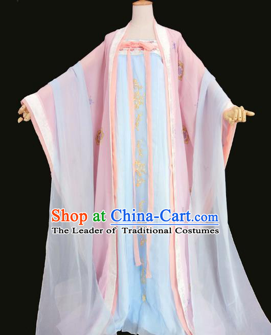 Chinese Traditional Tang Dynasty Imperial Consort Hanfu Dress Ancient Cosplay Palace Lady Costume for Women