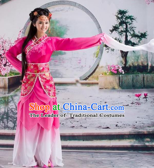 Traditional Chinese Ancient Dance Costume Tang Dynasty Palace Lady Hanfu Dress for Women