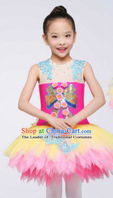 Top Grade Modern Dance Ballet Dance Dress Stage Performance Chorus Costume for Kids