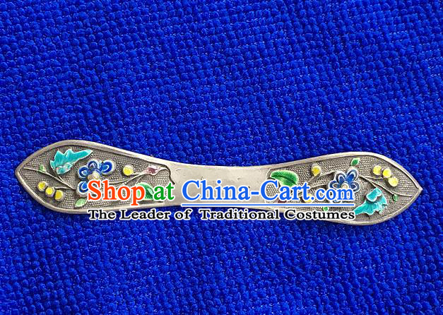 Chinese Traditional Ancient Queen Cloisonne Hair Stick Hairpins Hair Accessories for Women