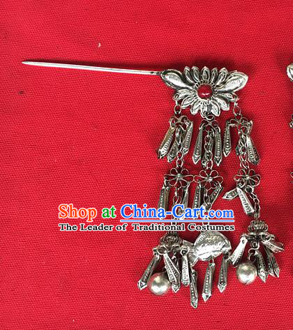 Chinese Traditional Ancient Bride Tassel Hair Clip Hanfu Hairpins Hair Accessories for Women