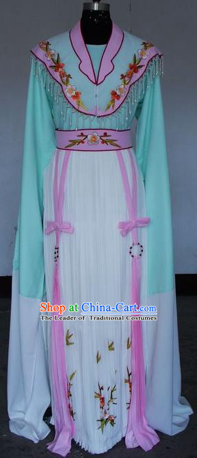 Chinese Traditional Beijing Opera Actress Costumes China Peking Opera Embroidered Water Sleeve Dress for Adults