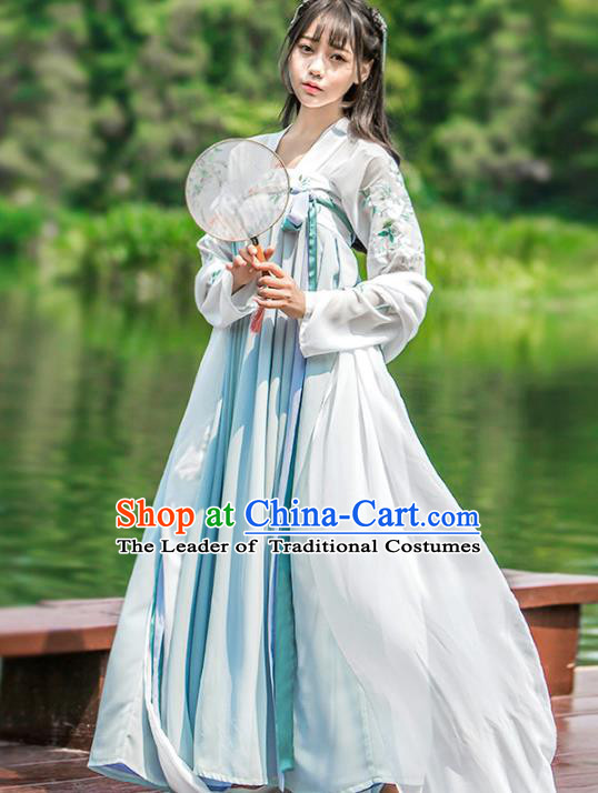 Chinese Traditional Tang Dynasty Princess Costumes Ancient Nobility Lady Hanfu Dress for Women