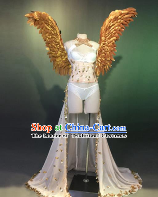 Top Grade Stage Performance Models Show Wings Brazilian Rio Carnival Costume for Women