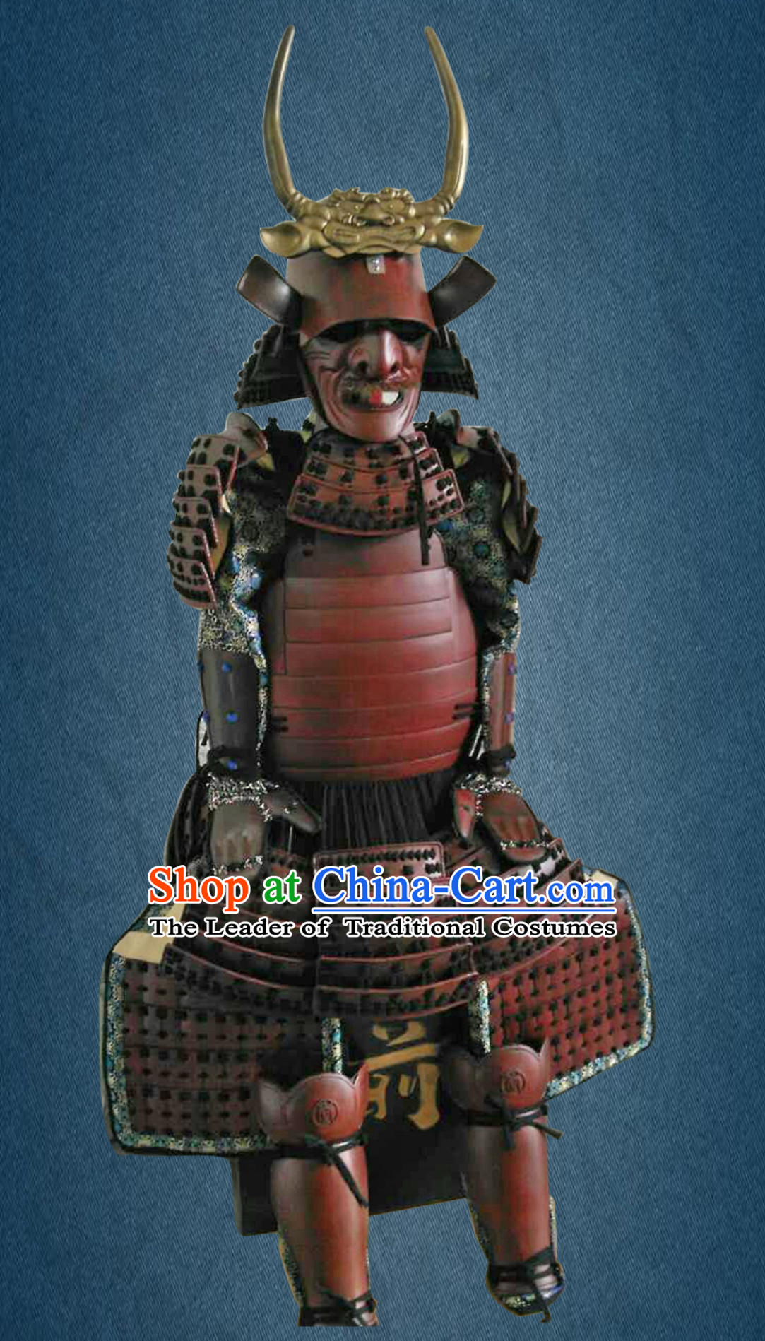 Ancient Asian Classical Japanese Samurai Armor Tatto Buy Replica Authentic Samurai Outfit Parts Clothes Complete Set for Men for Sale