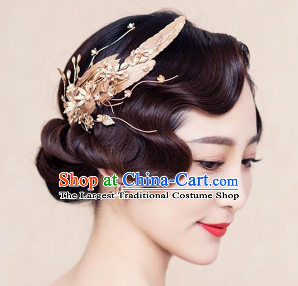 Handmade Wedding Hair Accessories Baroque Bridal Hair Stick Headwear for Women