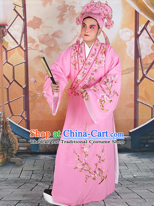 Professional Chinese Peking Opera Niche Costume Traditional Peking Opera Plum Blossom Robe and Hat for Adults