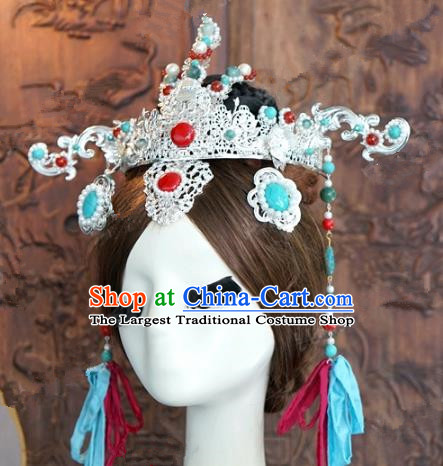 Chinese Traditional Ancient Palace Lady Phoenix Coronet Queen Headdress for Women