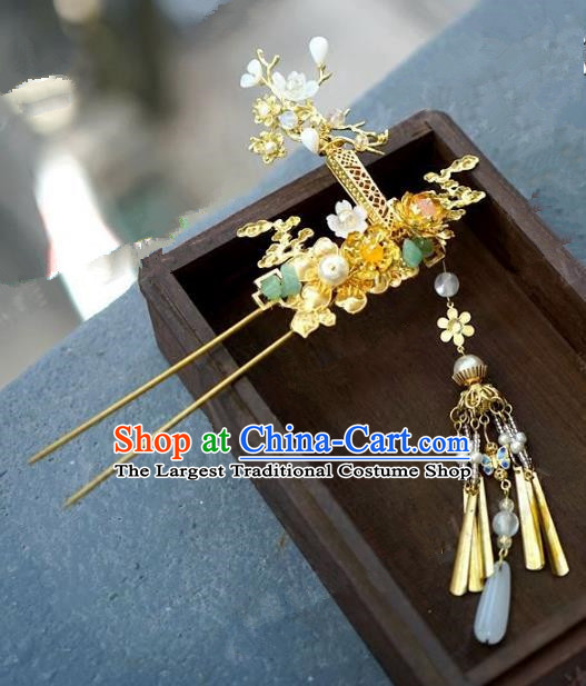 Chinese Handmade Ancient Hair Accessories Ancient Hanfu Hair Clip Hairpins for Women