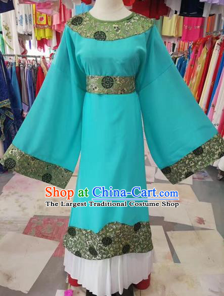 Chinese Beijing Opera Niche Green Robe Traditional Peking Opera Prince Costume for Adults