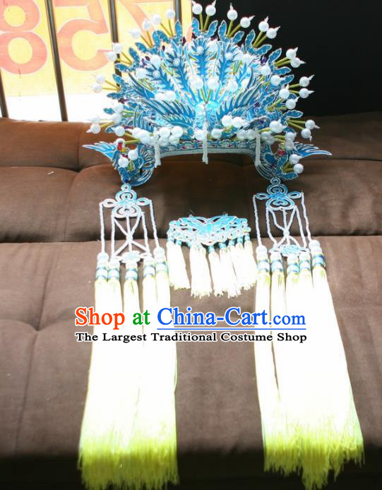 Chinese Beijing Opera Queen Phoenix Coronet Traditional Peking Opera Diva Headwear for Adults