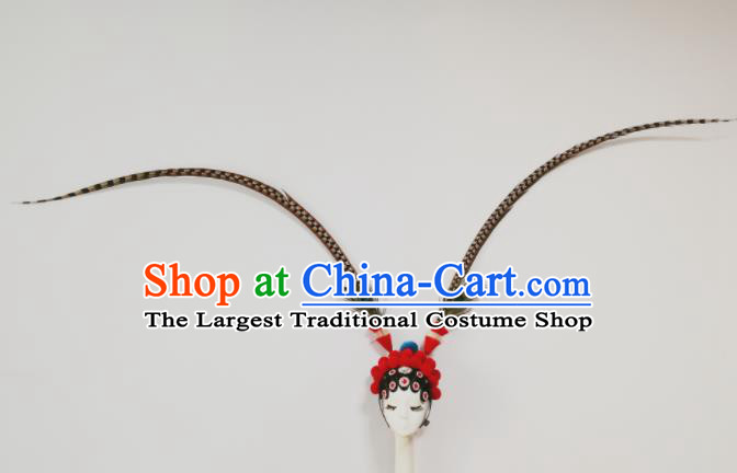 Chinese Traditional Beijing Opera Hat Folk Dance Headwear for Women