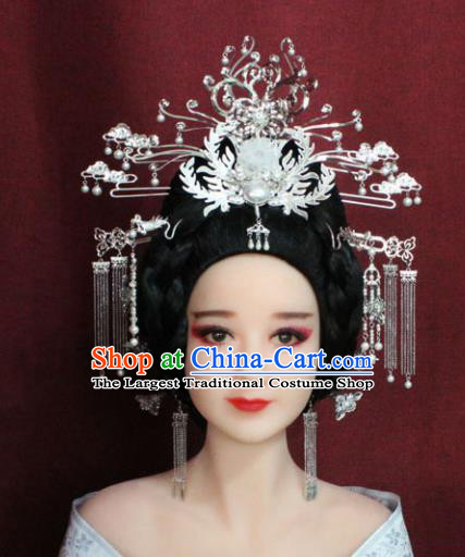 Chinese Ancient Princess Hair Accessories Palace Lady Phoenix Coronet Hairpins for Women