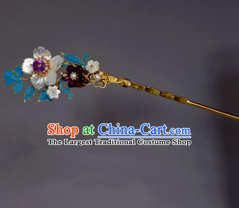 Chinese Ancient Qing Dynasty Hair Accessories Handmade Hairpins for Women