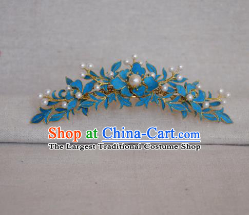 Chinese Handmade Hair Accessories Hairpins Ancient Hanfu Pearls Hair Comb for Women