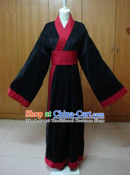 Traditional Chinese Han Dynasty Swordswoman Clothing Ancient Maidenform Costume for Women