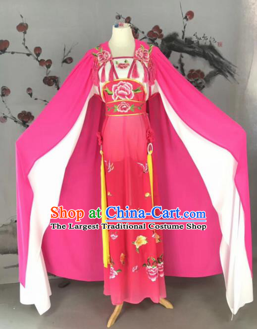 Chinese Traditional Beijing Opera Actress Dress Peking Opera Costume with Cloak for Adults