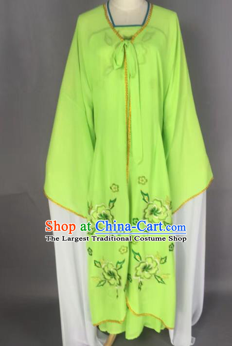 Chinese Traditional Beijing Opera Diva Costume Princess Green Hanfu Dress for Adults