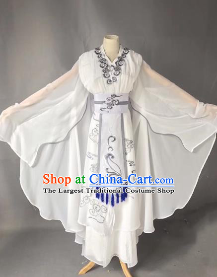 Chinese Traditional Beijing Opera Madam White Snake Clothing Peking Opera Actress Costumes for Adults