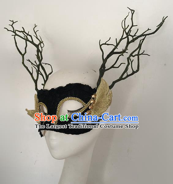 Top Halloween Stage Show Accessories Branch Mask Brazilian Carnival Catwalks Face Masks