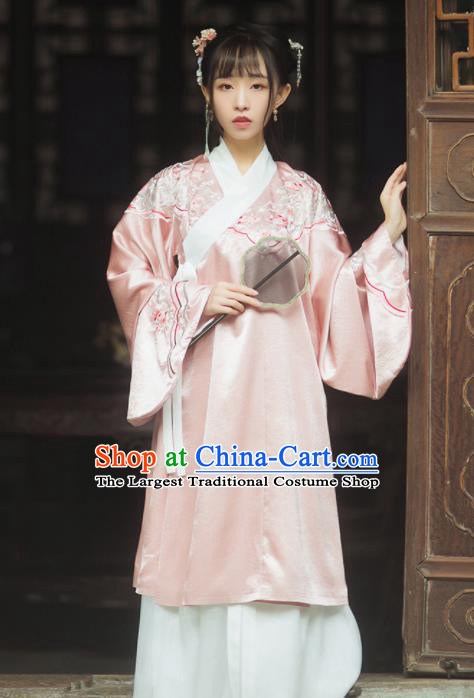 Ancient Chinese Ming Dynasty Princess Silk Historical Costumes Complete Set