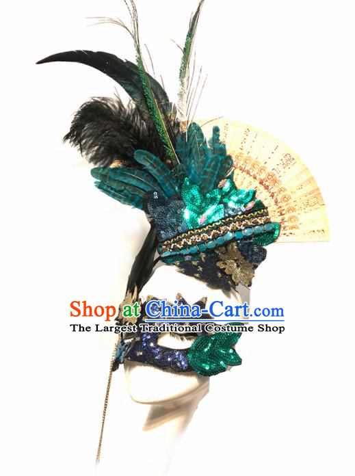 Top Halloween Stage Show Hair Accessories Brazilian Carnival Catwalks Headdress for Women