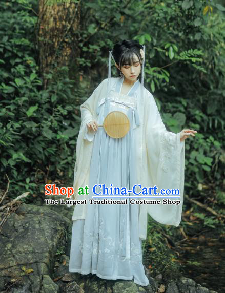 Chinese Traditional Tang Dynasty Princess Replica Costumes Ancient Peri Hanfu Dress for Women