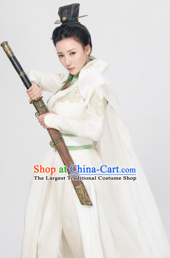 Chinese Ancient Traditional Ming Dynasty Female Knight Swordswoman Replica Costumes for Women