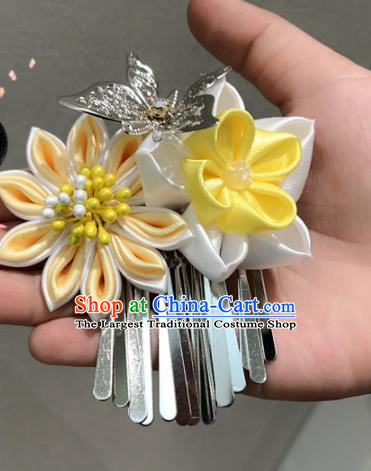 Asian Japanese Traditional Kimono Hair Stick Japan Handmade Classical Hair Accessories for Women