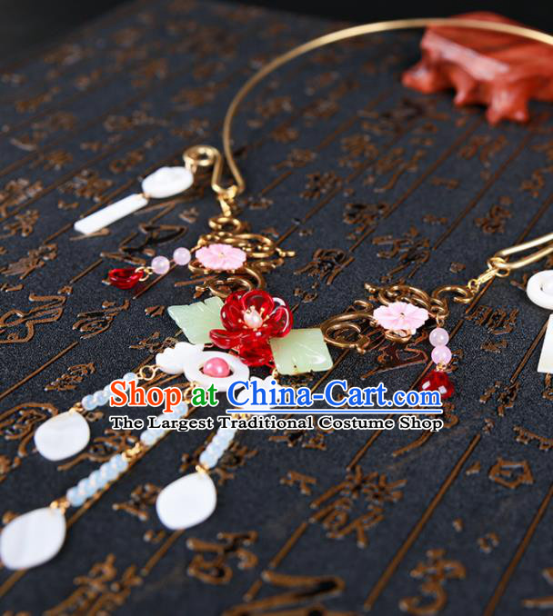 Chinese Traditional Hanfu Necklace Traditional Classical Jewelry Accessories for Women