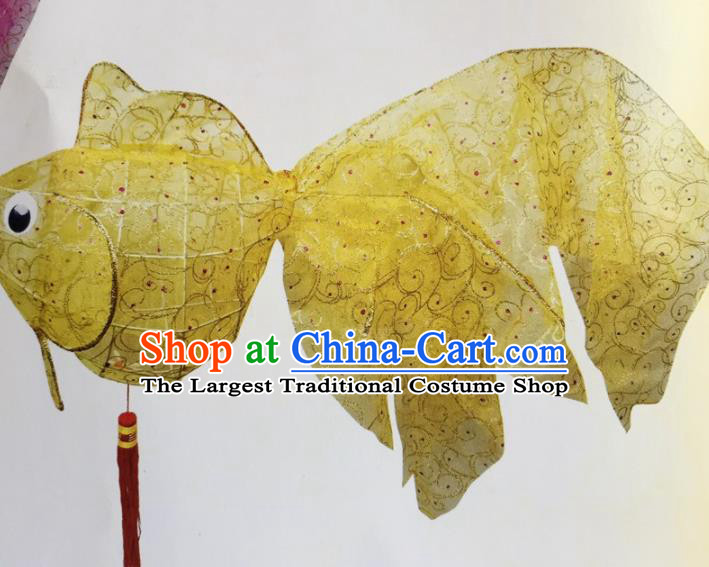 Chinese Traditional New Year Goldfish Palace Lantern Handmade Hanging Lantern Asian Ceiling Lanterns Ancient Lamp